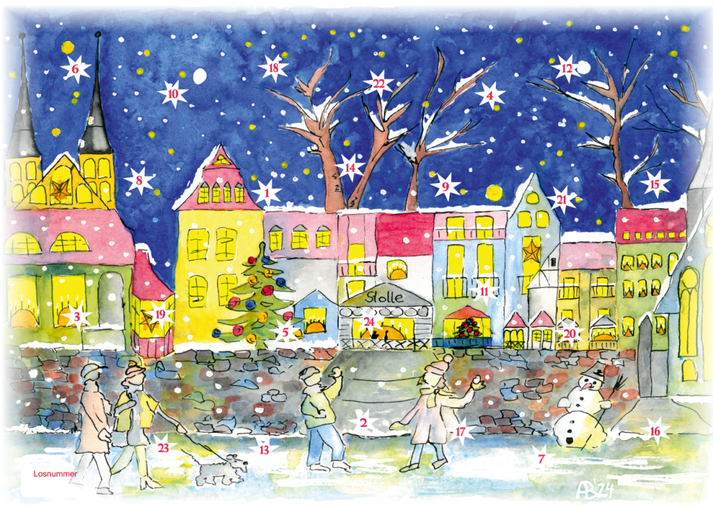 Advent, Advent, der Advents-Los-Kalender geht los!