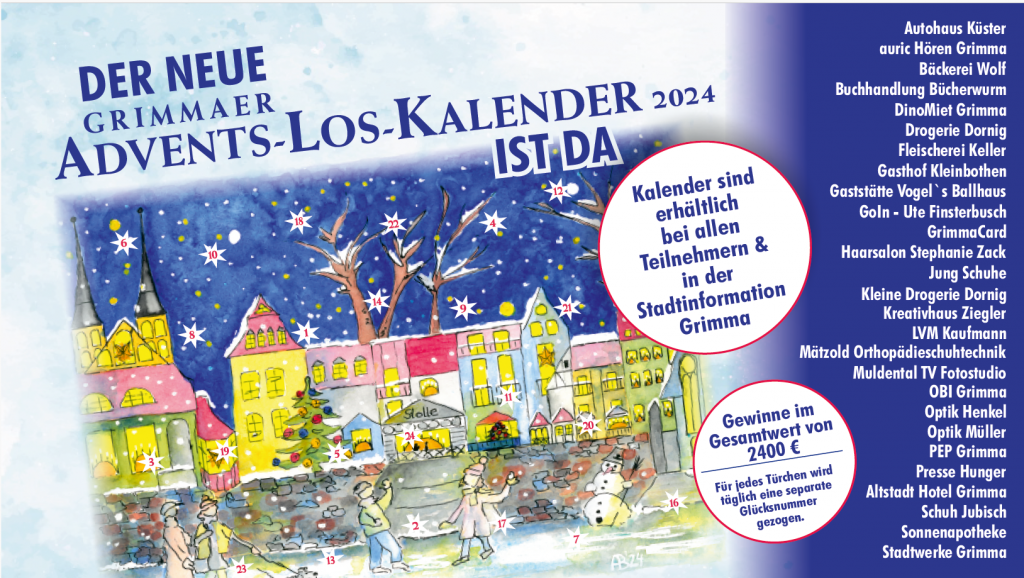 Adventskalender nun erhältlich!