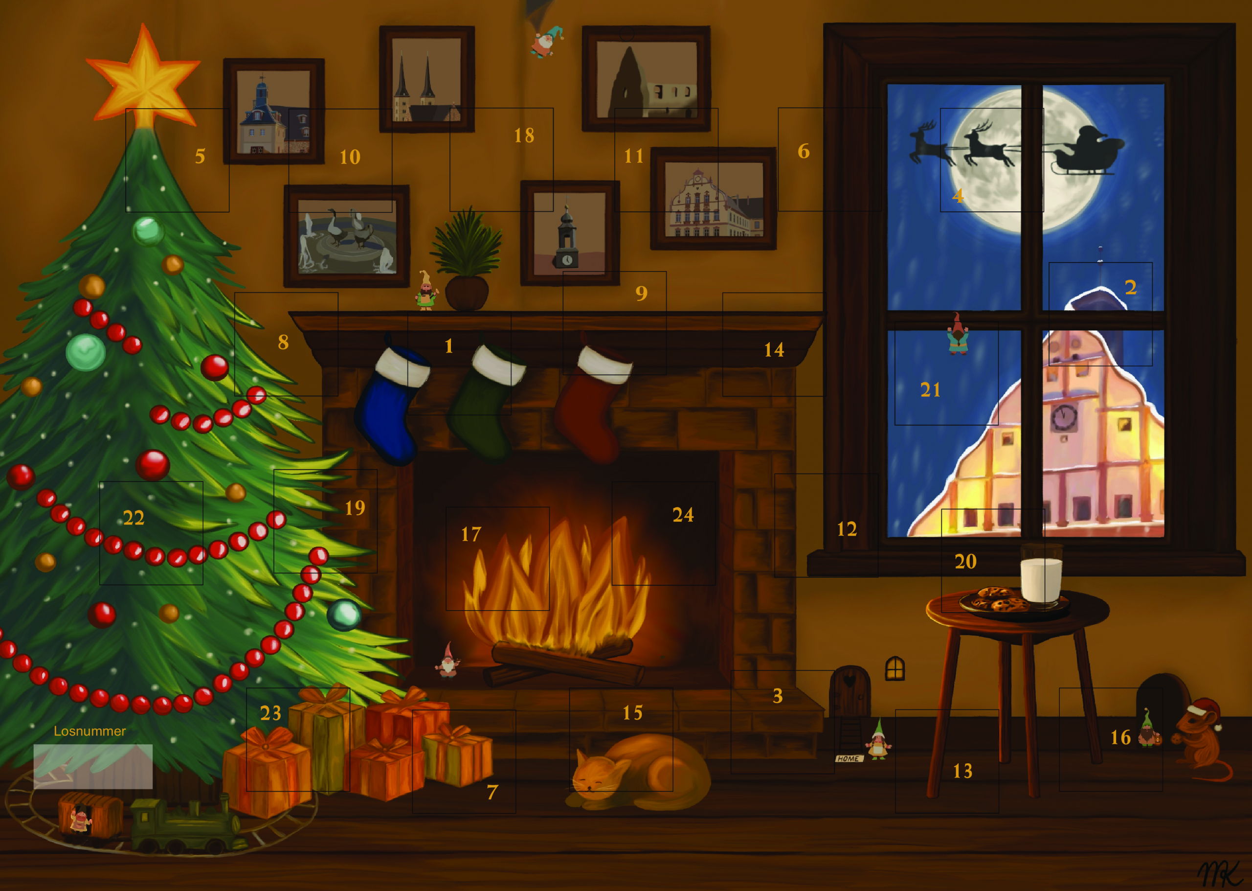 🎄Advents-Los-Kalender – Mitmachen & Gewinnen